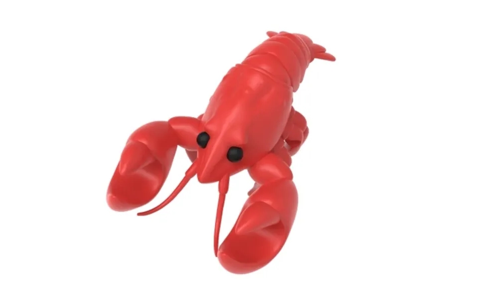 Winkee Larry Lobster Dampudløser Og Skeholder - Rød