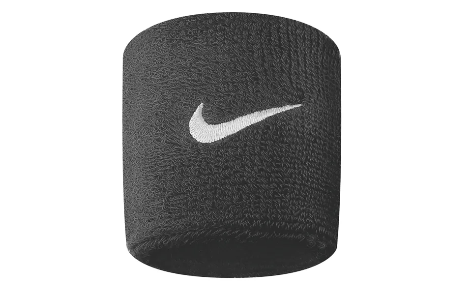 Nike Swoosh Wristbands 2-pack Black White