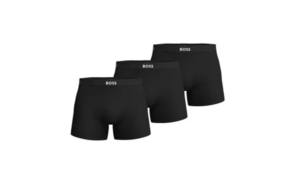Boss 3p One Boxer Brief Sort Bomuld Medium Herre