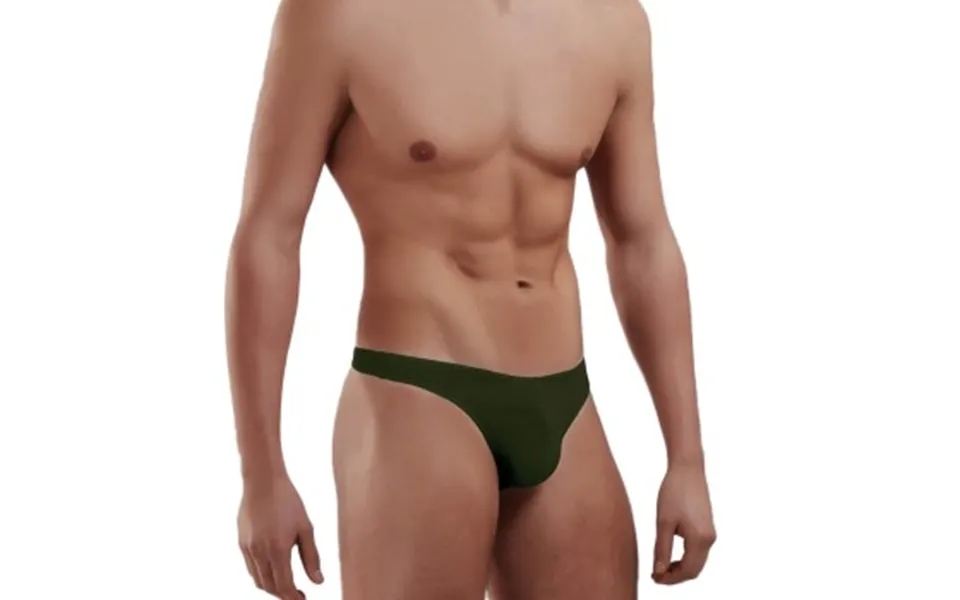 Doreanse Men Basic Thong Mørkgrøn Large Herre