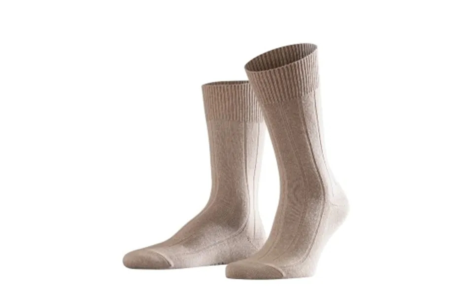 Falke Strømper Lhasa Rib Lysbrun Str 43 46 Herre