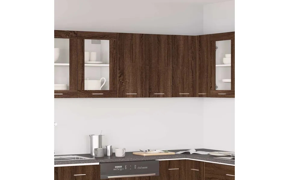 Vidaxl Hængeskab Lyon Brun Eg 60x31x60 Cm Konstrueret Træ