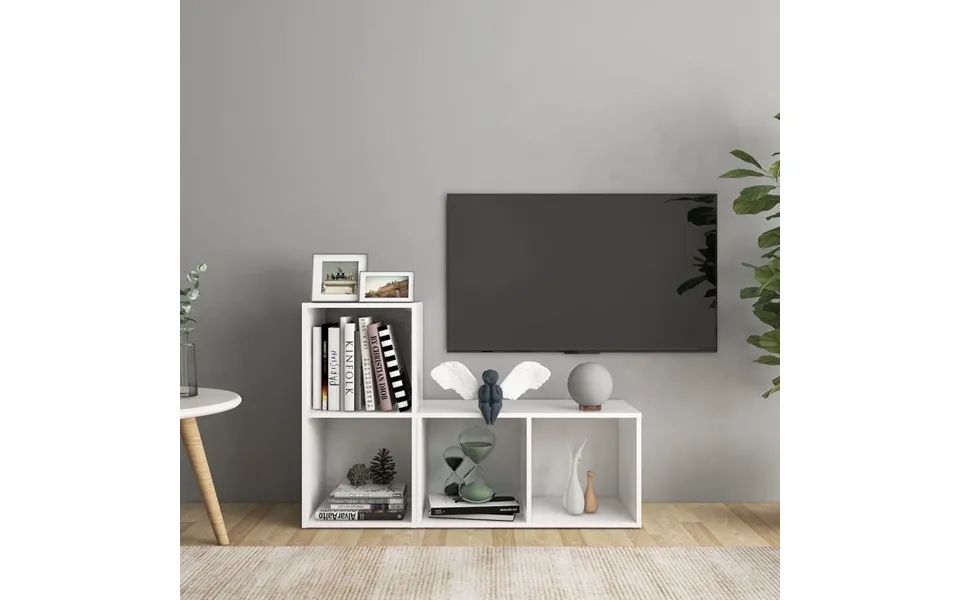 Vidaxl Tv-skabe 2 Stk. 72x35x36,5 Cm Konstrueret Træ Hvid