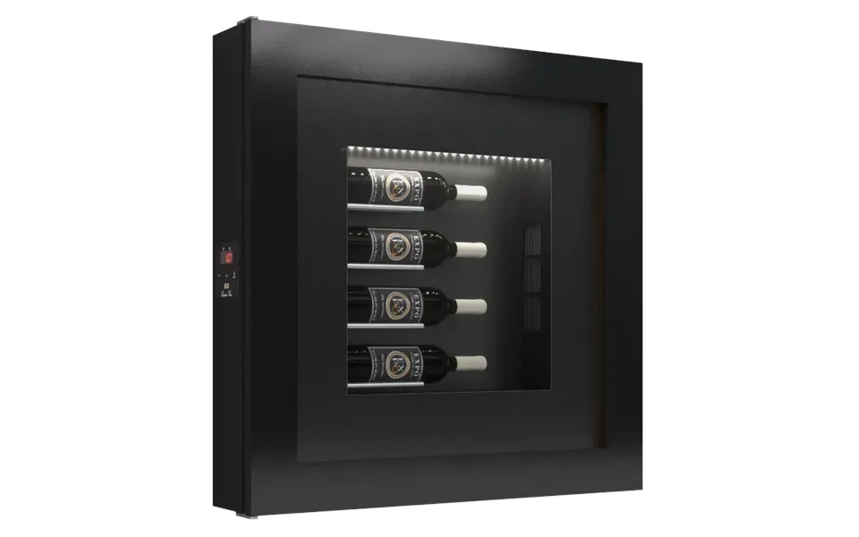 Væghængt Vinkøleskab - Quadro Vino 40 Black