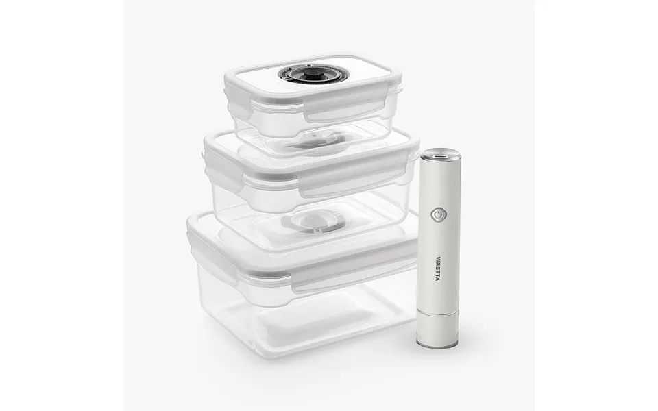 Vakuumbeholdere I Plast Sæt Med Lille Start Sæt