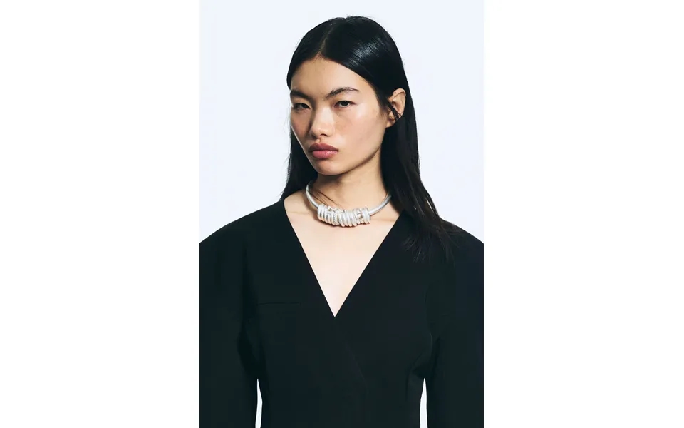 Silver Plated Multi-ring Necklace