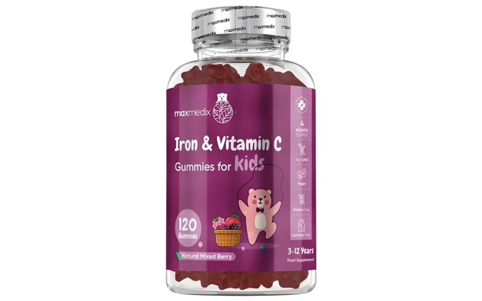 Jern Og C-vitamin Gummies Til Børn