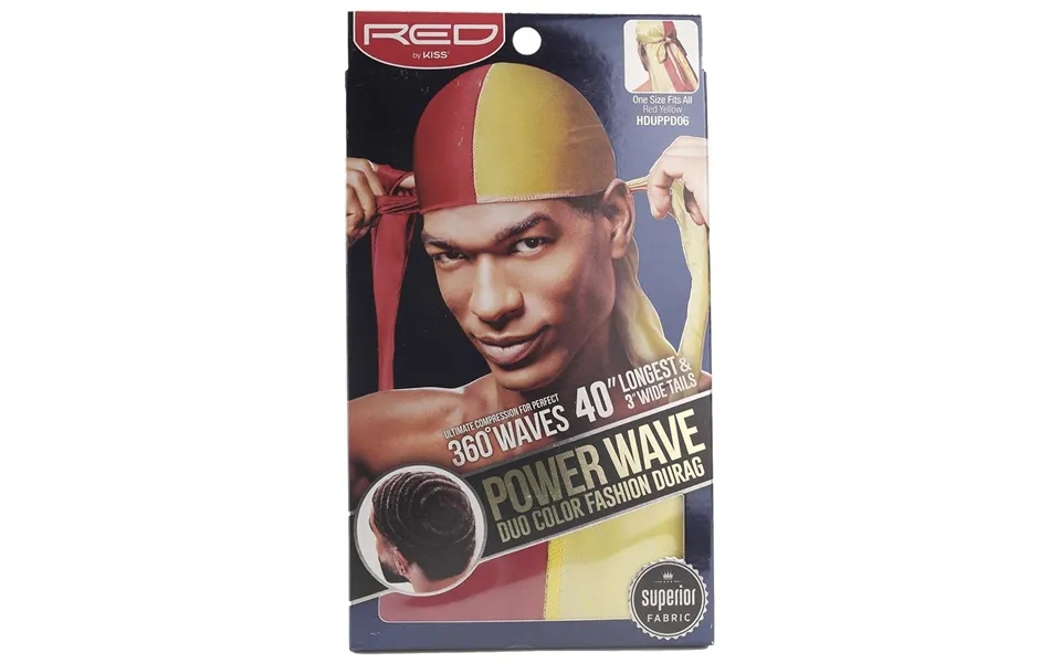 Fashion Durag Duo Red Yellow