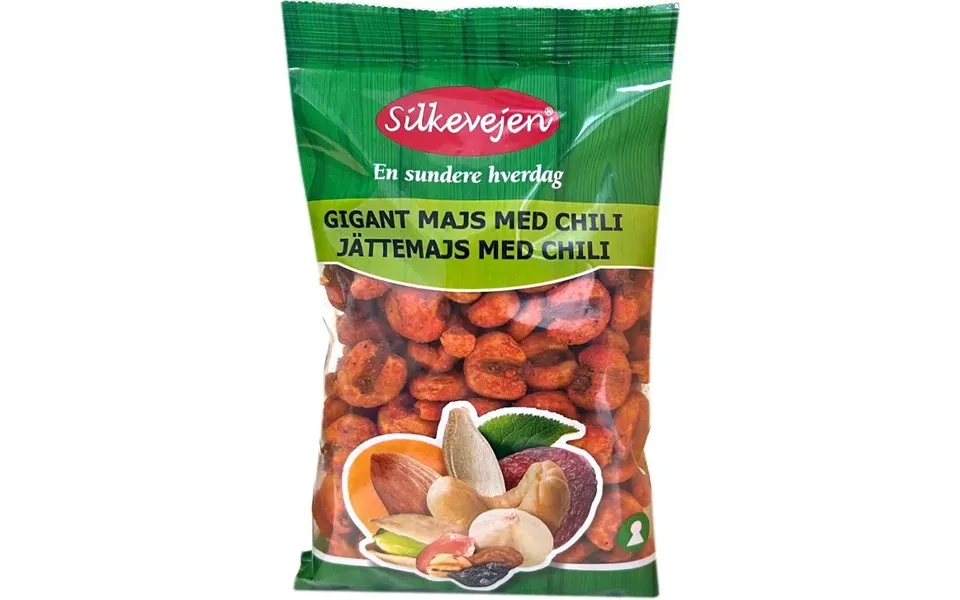 Madspildsvare Silkevejen Gigantmajs Chili 200 G
