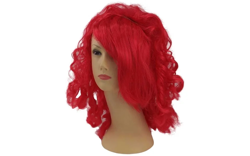 Rød Paryk - Skulderlangt
