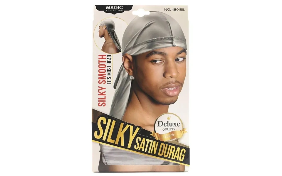 Silky Satin Durag - Grå Deluxe