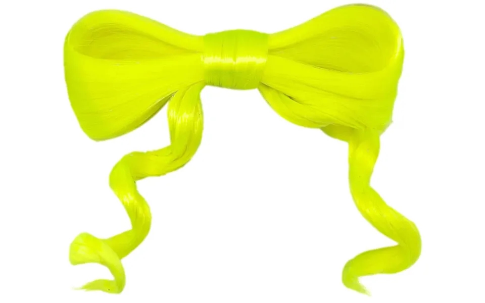 Unihair Hair Bow Barrette - Neongul