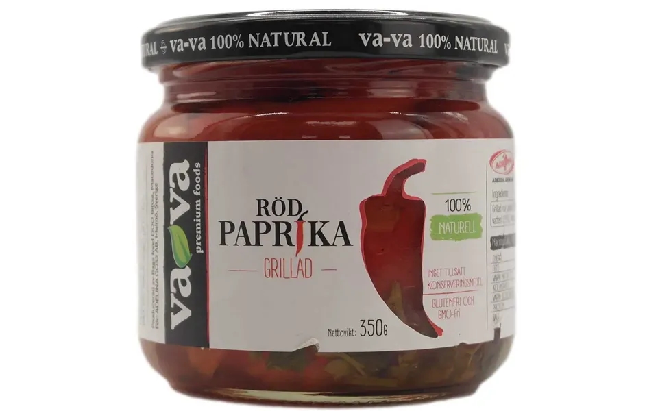 Vava Rød Paprika Grillet 350 G
