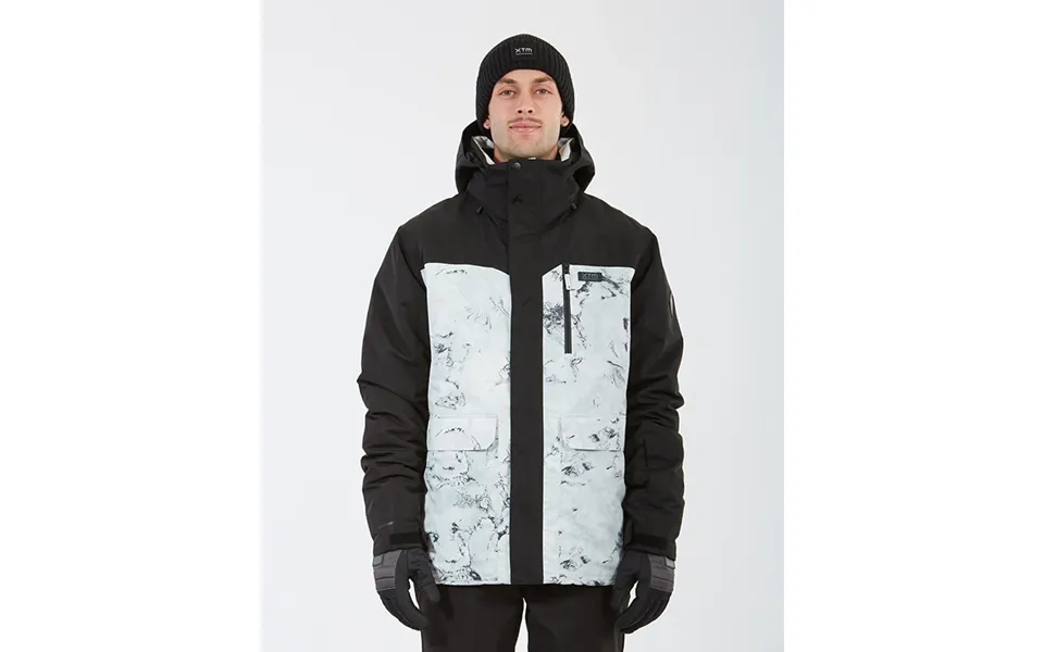 Knox Skijakke Herre Hvid Marmor - Xtm Performance
