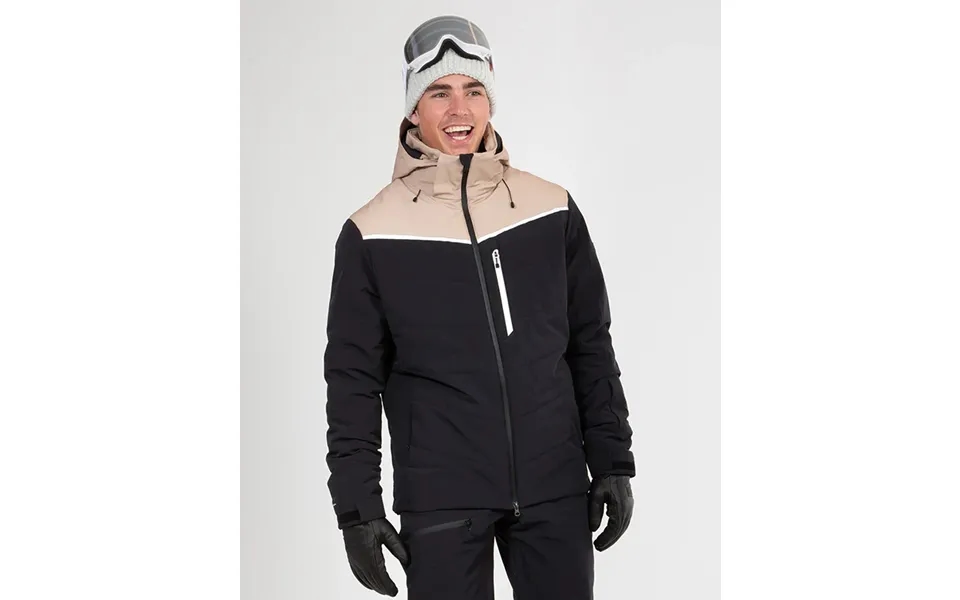 Tignes Skijakke Herre Taupe - Xtm Performance