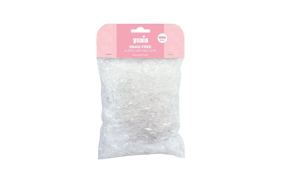 1000 Stk. Snag-free Hårelastikker - Transparant