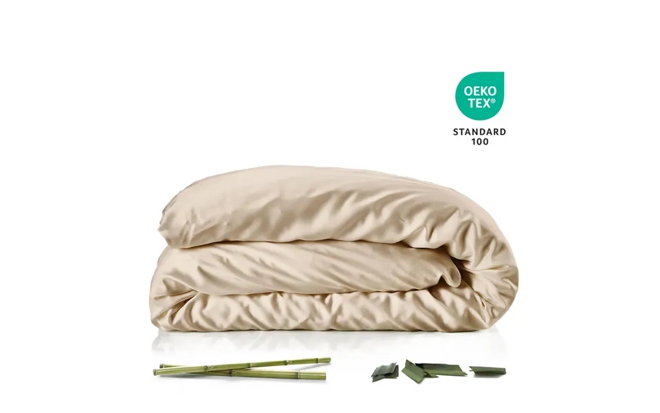 Bambus Dynebetræk - 1 Stk Champagne